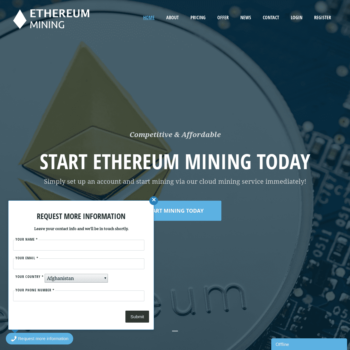 Ethereum Mining | The Most Competitive Cloud Mining Service