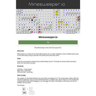 Minesweeper.io - Play Minesweeper Online