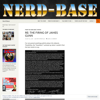 Nerd-Base | Nerd-Base. You're one of us.