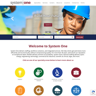 Workforce Solutions | Integrated Services | System One