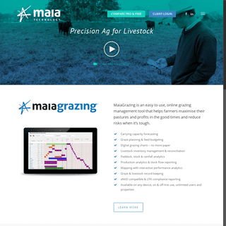 Grazing & Livestock Management Software - Maia Technology