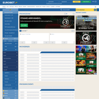 A complete backup of eurobet.it