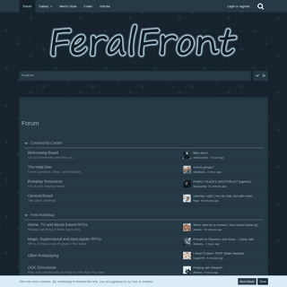 Forum - FeralFront