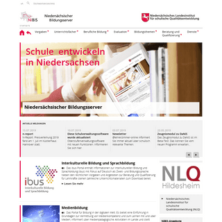 Startseite - Niedersächsischer Bildungsserver