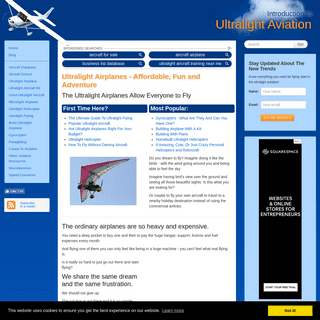 A complete backup of ultralight-airplanes.info