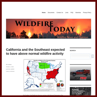 Wildfire Today - News and opinion about wildland fire