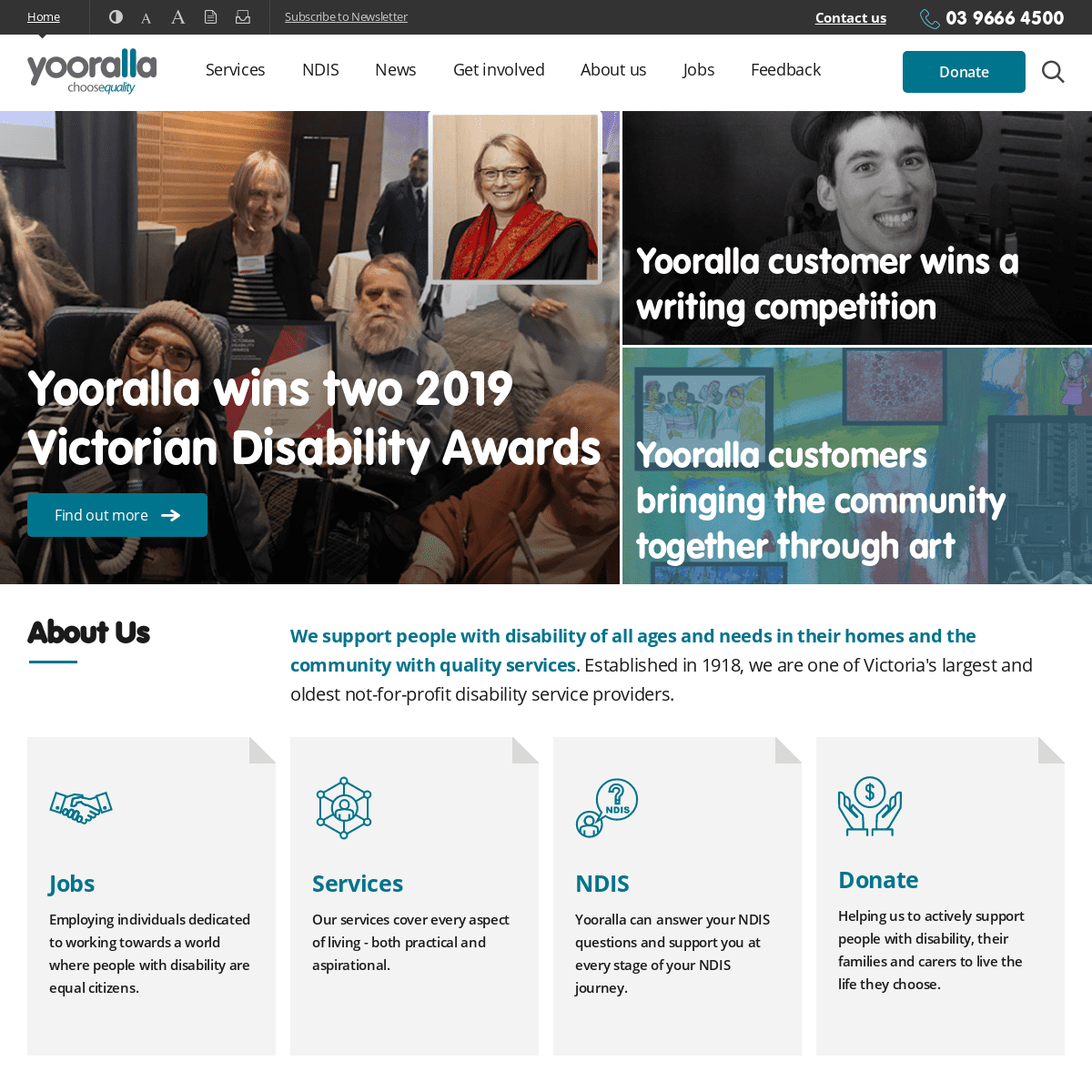A complete backup of yooralla.com.au