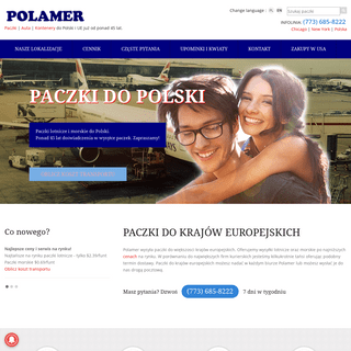 Polamer,Inc - paczki do Polski, kontenery do Polski, kwiaty i upominki