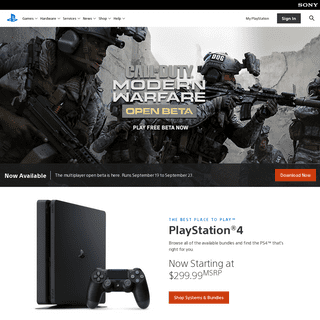 PlayStation® Official Site - PlayStation Console, Games, Accessories - PlayStation