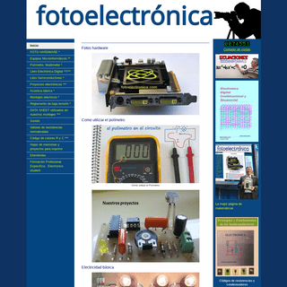 fotoelectrónica - Electrónica y electricidad para estudiantes y profesionales