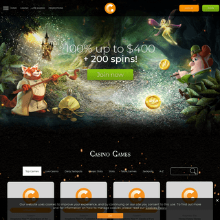 Casino.com - Online Casino - $-â‚¬400 Welcome Bonus
