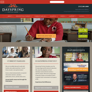 Dayspring Christian Academy - Lancaster County, PA