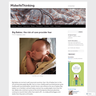 MidwifeThinking  | Dr Rachel Reed