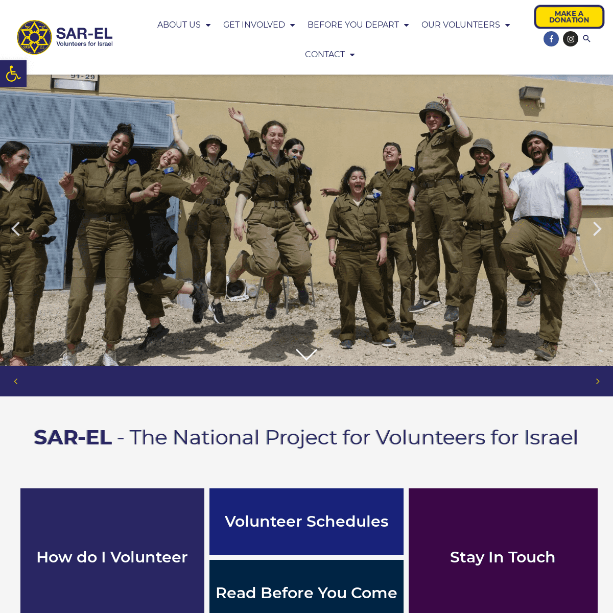 SAR-EL - The National Project for Volunteers for Israel