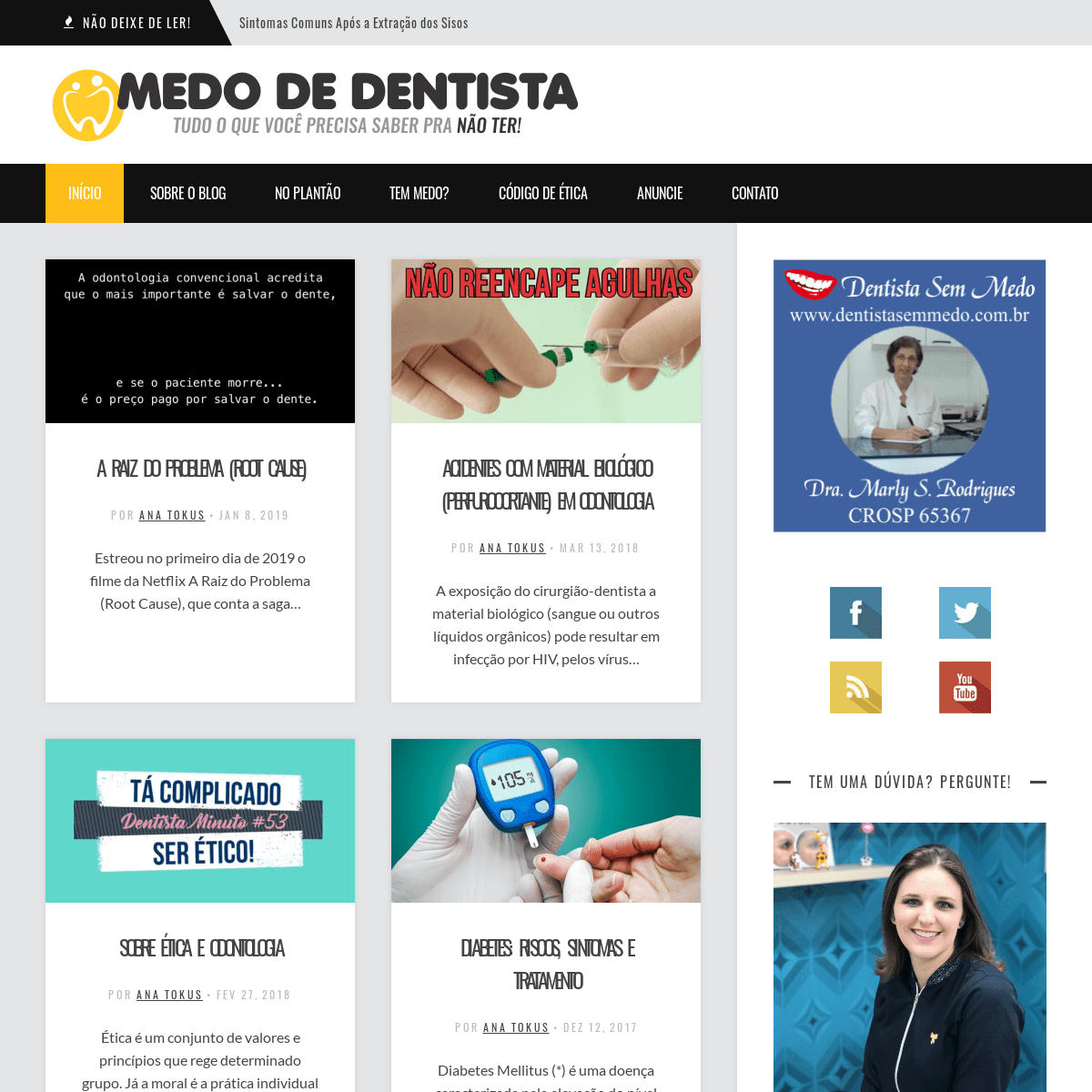 Blog Medo de Dentista - Medo de Dentista