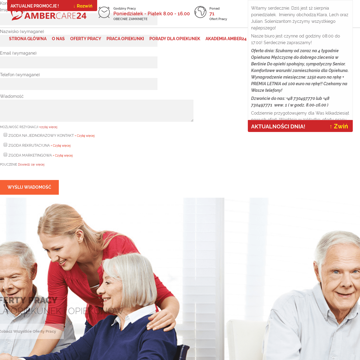 Opieka nad osobymi starszymi w Niemczech - Ambercare24.pl