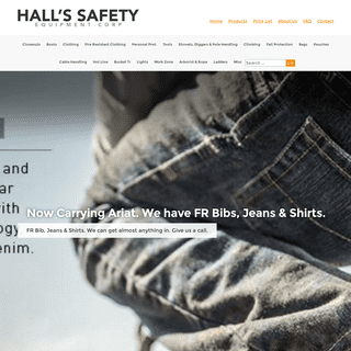 Hall's Safety Equipment : Lineman Tools, Boots, Gear & More