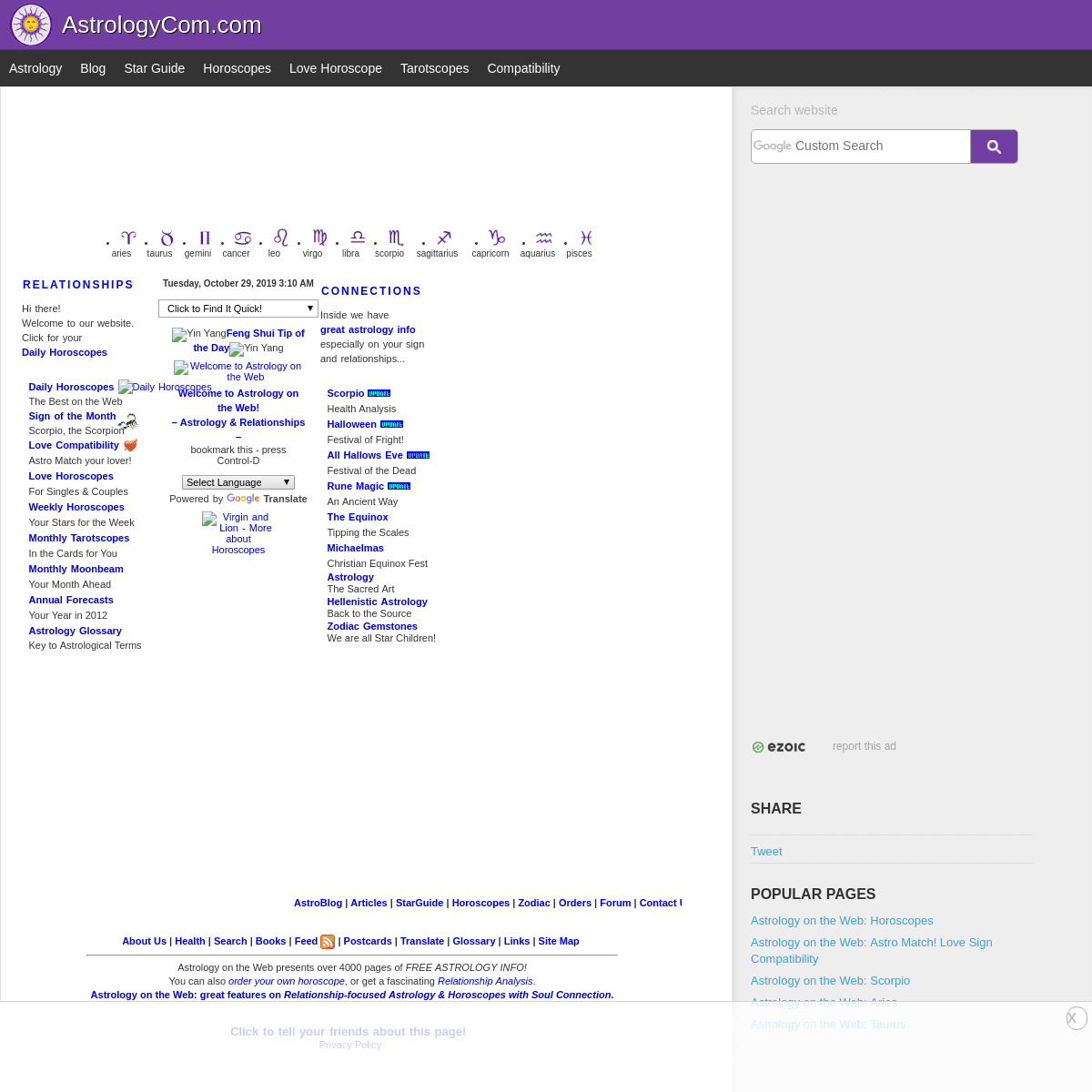A complete backup of astrologycom.com