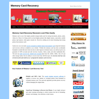 Memory Card Recovery - Recover Memory Card Data