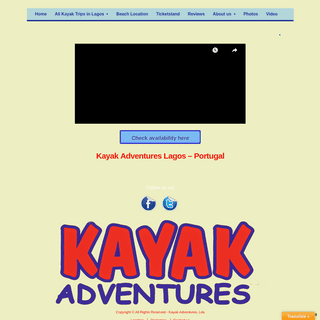 A complete backup of kayakadventureslagos.com