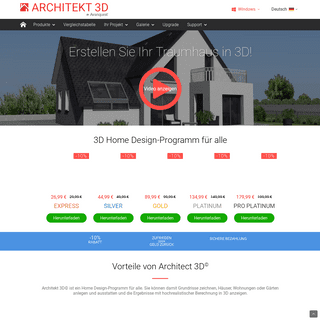Architekt 3D® – Der Nr. 1 Hausplaner