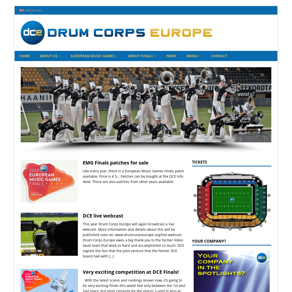 Drum Corps Europe – The European Music Games