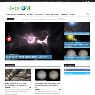Homepage - Reccom Magazine