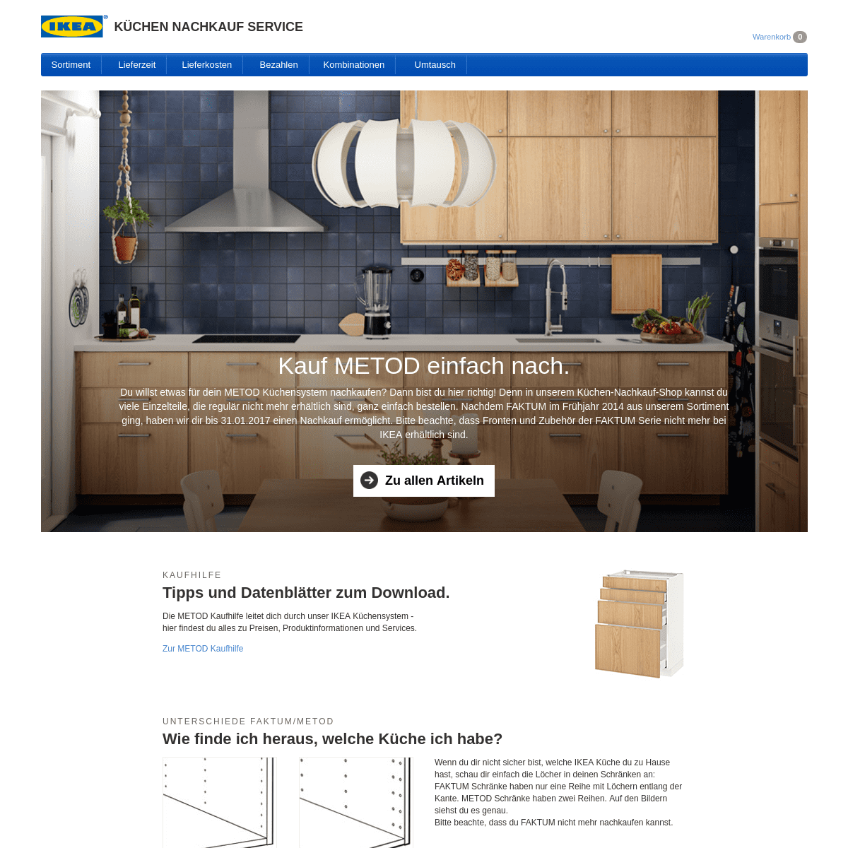 IKEA Küchen Nachkauf Service