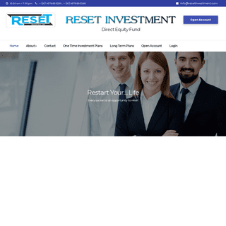 A complete backup of resetinvestment.com