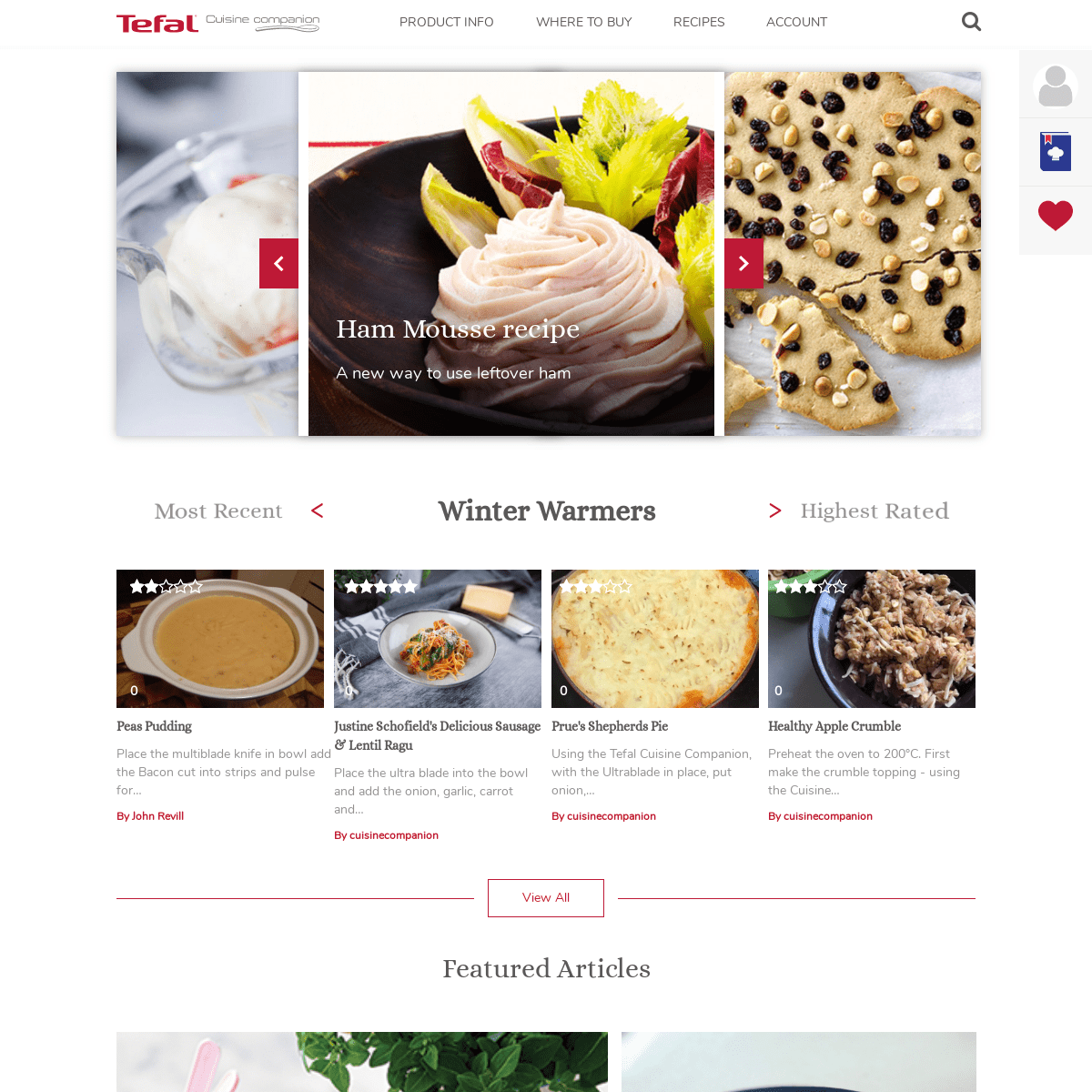 Homepage | Tefal Cuisine Companion
