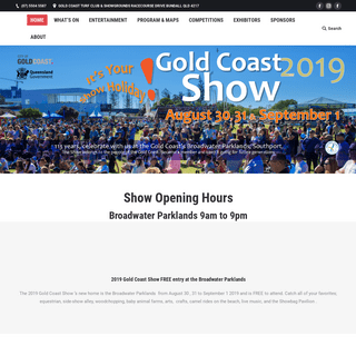 Home - Gold Coast Show