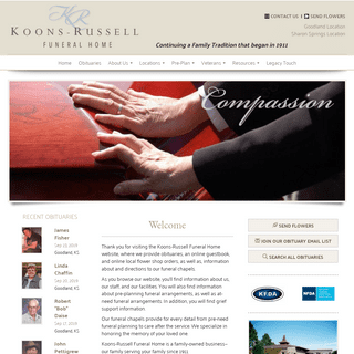 Koons-Russell Funeral Home | Goodland KS funeral home and cremation