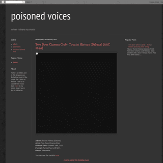 A complete backup of poisonedvoices.blogspot.com