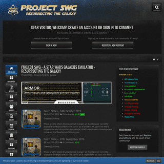A complete backup of projectswg.com