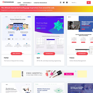 DesignMunk - Best Homepage Design Inspiration