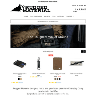 A complete backup of ruggedmaterial.com