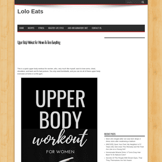 Upper Body Workout For Women To Tone Everything - Lolo Eats