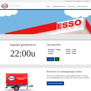 Brandstoffen | Aanhangwagenverhuur | Shop - Esso Utrecht