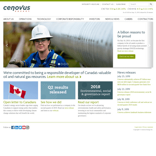 Cenovus Energy is an integrated Canadian oil company