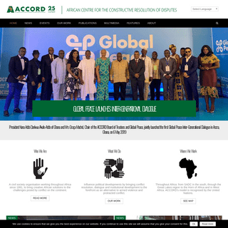 ACCORD – The African Centre for the Constructive Resolution of Disputes