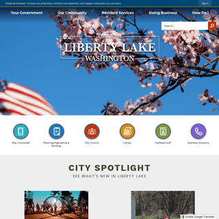 Liberty Lake, WA - Official Website | Official Website