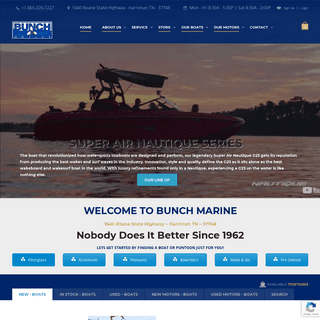 Home - Bunch Marine - Tennessee New and Used Boat Dealer