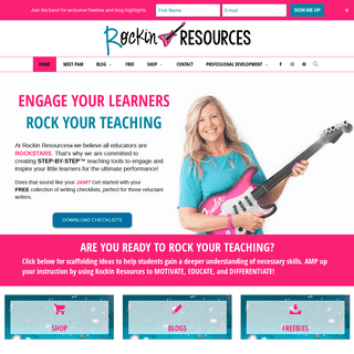 Resources for teachers that rock! | Rockin Resources