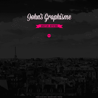 John's Graphisme, directeur artistique Ã  Paris.