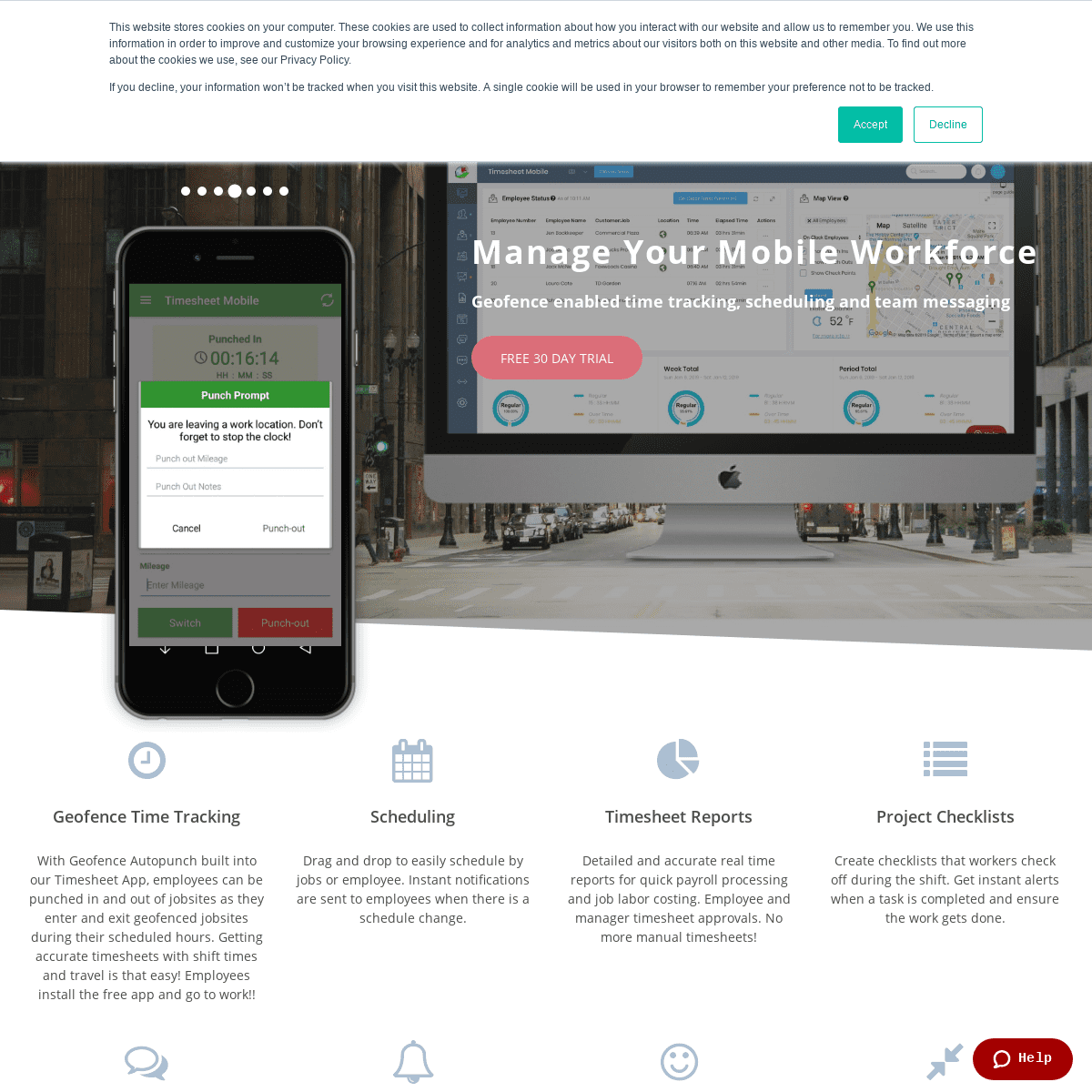 Employee Timesheet APP with GPS Geofencing Technology