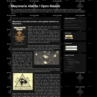 Maçonaria Aberta / Open Mason