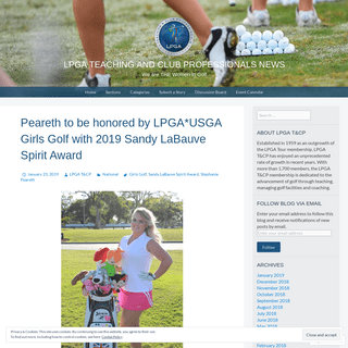 LPGA Teaching and Club Professionals News | We are THE Women in Golf