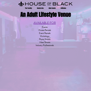 House of Black | Kink Facility