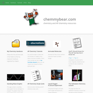 A complete backup of chemmybear.com