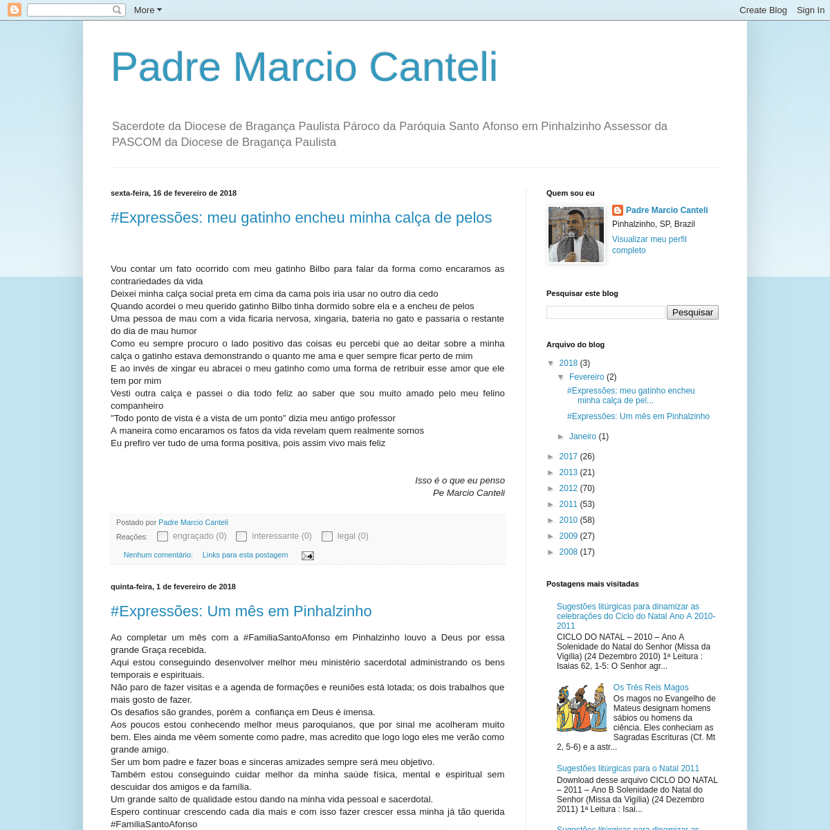 A complete backup of padremarciocanteli.blogspot.com